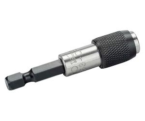 Portapuntas magnético universal de 60 mm con liberación rápida para perfil hexagonal de 1/4" (5 piezas/caja de plástico)