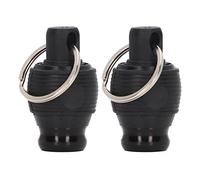 Portapunte per cacciavite a sgancio rapido durevole universale portachiavi con punta 1/4 di pollice per lavori sul campo ad alta quota lega di alluminio ABS acciaio inossidabile (Nero)