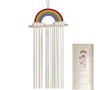 Portarchetto per capelli per ragazze, decorazione da parete in corda di cotone | 80 centimetri clip organizer, duecento grammi di legno per l'uso di per capelli