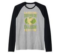 Portare Sogni sulla falconeria Falcon Wings Maglia con Maniche Raglan