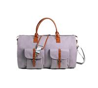 Portare sulle borse 'indumento, 56x33x32cm impermeabile di grande capacità, borsa di volo multifunzionale con cerniera, borse di viaggio portatili con tasche multiple per il viaggio, Nero , Refer