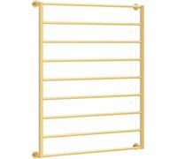 Portaribbon, Scaffale moderno in metallo for riporre nastri nella stanza dei lavori artigianali(Gold,60x120cm-9 Tier)
