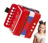 Portario dei pulsanti - Giochi di fisarmonica per bambini | Strumento musicale per bambini | Piccola fisarmonica portatile con 7 pulsanti principianti | Ragazzi e ragazze ecologici da 3 anni, regalo d