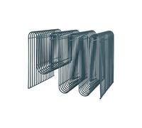 Portariviste AYTM Curva, blu polvere, metallo, lunghezza 41 cm AYTM
