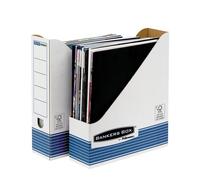 Portariviste Bankers Box System Fellowes - A4 - 31,1x7,8x25,8 cm - 0026301 (Bian