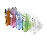 Portariviste con profondità maggiorata Arda - azzurro trasp. - TR4118BL