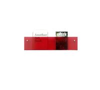 Portariviste da parete a 12 colori, espositore per brochure, libreria, organizer per letteratura, 50 cm x 5 mm di spessore, elegante soluzione di archiviazione