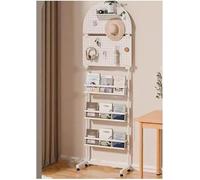 Portariviste da pavimento, elegante espositore autoportante per riporre oggetti organizzati, ideale per casa, ufficio e scuola