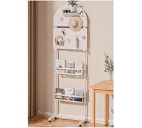 Portariviste da pavimento, elegante espositore autoportante per riporre oggetti organizzati, ideale per casa, ufficio e scuola