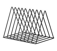 Portariviste da tavolo in metallo, triangolo verticale in ferro porta libri | Portariviste for la decorazione della casa dell'ufficio e della scuola