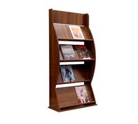 Portariviste da terra Supporto per giornali informazioni in legno Espositore portaoggetti per pubblicità da pavimento Portariviste Supporto per letteratura