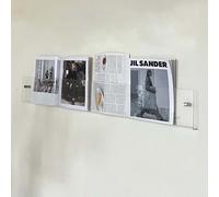 Portariviste in acrilico, Portariviste trasparente da parete in acrilico multicolore, espositore for letteratura(100cm(39 3/8"))