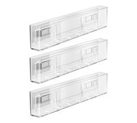 Portariviste in acrilico trasparente facile da pulire, funzionale libreria organizer per biblioteche, scuole e case private, espositore per libri fotografici