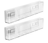 Portariviste in acrilico trasparente facile da pulire, funzionale libreria organizer per biblioteche, scuole e case private, espositore per libri fotografici