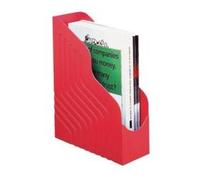Portariviste Magazine Rack Jumbo - 25x32 cm - dorso 10 cm - rosso - Rexel