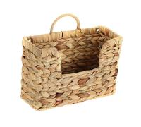 Portariviste multiuso, cestino portaoggetti intrecciato per brochure,