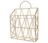 Portariviste multiuso in metallo scavato per Creative Magazine Holder Rack Desk Management Organizer Rack File A Parete Singolo Metallo Per Frigorifero Classroom Armadi