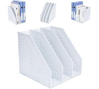 Portariviste Pieghevole Formato A4, Portariviste a 3 Scomparti, Organizzatore Da