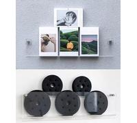 Portariviste resistente, trasparente, in acrilico, scaffale per libri, scaffale per dischi, portaoggetti per letteratura appeso alla moda per sala d'attesa, soggiorno e ufficio, 1 ripiano, lunghezza