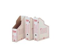 Portariviste Storage Dox 1606 - 87 x 34 x 24,5 cm - bianco/rosso - Esselte Dox