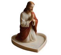 Portarosario cattolico Vintage - Elegante espositore per Rosario da Preghiera, Ideale per Comodino, Ufficio, Biblioteca, Soggiorno o Camera da - Supporto Religioso Decorativo per Mantenere Il