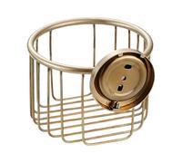 Portarotoli Antico in - Cestello In Filo Metallico Per Rotoli Di Carta Igienica Stile Vintage,Portacarta Rustico Stabile Bagno Decorativi Per Dormitorio Albergo