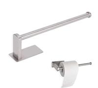 Portarotolo Carta Igienica da Parete, Portarotolo da Bagno Autoadesivo, Anello Portasciugamani Acciaio Inossidabile 304, Portarotolo Carta Igienica Senza Foratura, Portarotolo WC per Bagno e Cucina