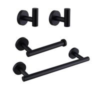 Portarotolo da bagno Bar Set portasciugamani Kit da bagno in acciaio