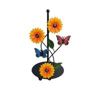 Portarotolo da cucina a forma di girasole, con pratico ricambio (A)