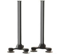Portarotolo da cucina con ventosa resistente senza fori, da montare alla parete, in alluminio e pellicola trasparente, organizer per bagno o cucina (B)
