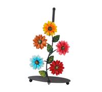 Portarotolo Da Cucina In Ferro A Forma Di Girasole, Robusto Per Organizzare Il