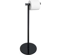 Portarotolo Da Terra Nero, Acciaio Inox Porta Carta Igienica Da Terra, Piantana