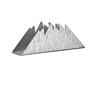 Portarotolo di carta assorbente in acciaio inossidabile commerciale - Distributore di tovaglioli quadrati verticali for ristoranti - Finitura oro/argento spazzolato Portatovaglioli(Silver,7*5*17cm)