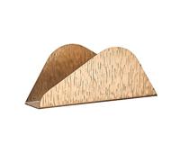 Portarotolo di carta assorbente in acciaio inossidabile commerciale - Distributore di tovaglioli quadrati verticali for ristoranti - Finitura oro/argento spazzolato Portatovaglioli(Golden,17*5*6.5cm)