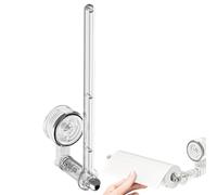 Portarotolo di carta da cucina - Portarotolo portatovaglioli - Supporto girevole per montaggio a parete, dispenser per tovaglioli per pellicola trasparente, per appartamento, dormitorio, bagno, hotel