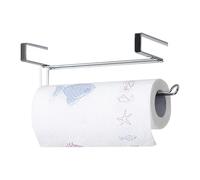 Portarotolo di carta - Elegante porta rotolo di carta da cucina senza fori | Organizzatore per fazzoletti da cucina | Porta rotolo da cucina sopra la porta per asciugamani di cotone, stracci