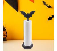 Portarotolo di carta igienica a forma di pipistrello, regalo di Halloween,