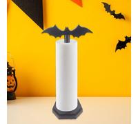 Portarotolo di carta igienica a forma di pipistrello, regalo di Halloween,