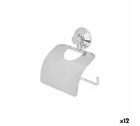 Portarotolo di Carta Igienica Berilo Metallo Acciaio ABS 13,5 x 17 x 3 cm [12