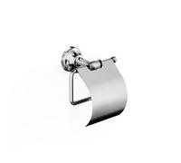 Portarotolo di carta igienica con coperchio Collezione 900 Dimensione14x12,3x h 14,5 cm in acciaio inox stile moderno cromo4 cromo