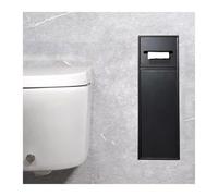 Portarotolo di carta igienica, in acciaio inox, da bagno, a nicchia, per scopino WC, mensola da incasso a parete per hotel e case