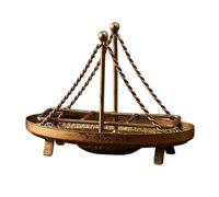 Portarotolo di carta igienica in metallo retrò a forma di barca a vela - Supporto da tavolo in ferro battuto, distributore di fazzoletti verticale decorativo e stabile for bar Portatovaglioli