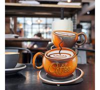 Portarotolo Di Carta Igienica In Piedi A Tema Caffè, Accessorio Versatile Per