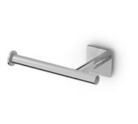 Portarotolo di carta igienica Oslo Square dimensioni 14,8x9,5xh4,6 cm stile minimale alluminio verniciato a polvere inox lucido