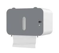 Portarotolo di carta igienica, sensore intelligente porta rotolo da cucina adesivo con coperchio, porta carta igienica intelligente ricaricabile e porta asciugamani da cucina, accessorio per il bagno
