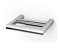 Portarotolo di carta igienica XONY in acciaio inox 304 linea XONY dimensioni 15,5x13,5xh2,4 cm finitura inox Lucido made in italy cromo