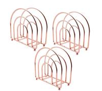 Portarotolo di carta industriale in ferro battuto - Portarotolo verticale for impieghi gravosi, distributore di fazzoletti in metallo di qualità commerciale(Rose gold)