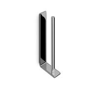 Portarotolo di riserva da muro in ottone, acciaio inox AISI 304 e Cromall A924-0
