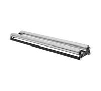 Portarotolo in acciaio inox, porta rotolo di carta rettangolare, per pubblicità, abbigliamento, elettronica, ecc., 70 x 14,17 x 6,9 cm