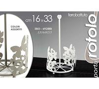 PORTAROTOLO IN FERROBATTUTO 16X33 CM